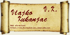 Vlajko Kukanjac vizit kartica